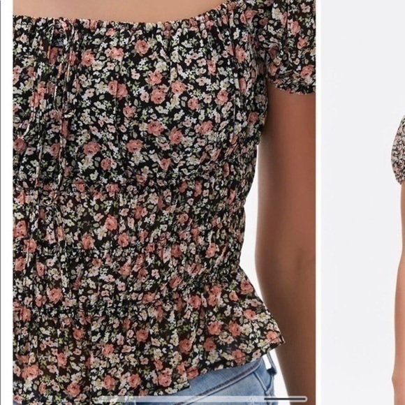Floral crop top - Picture 6 of 10